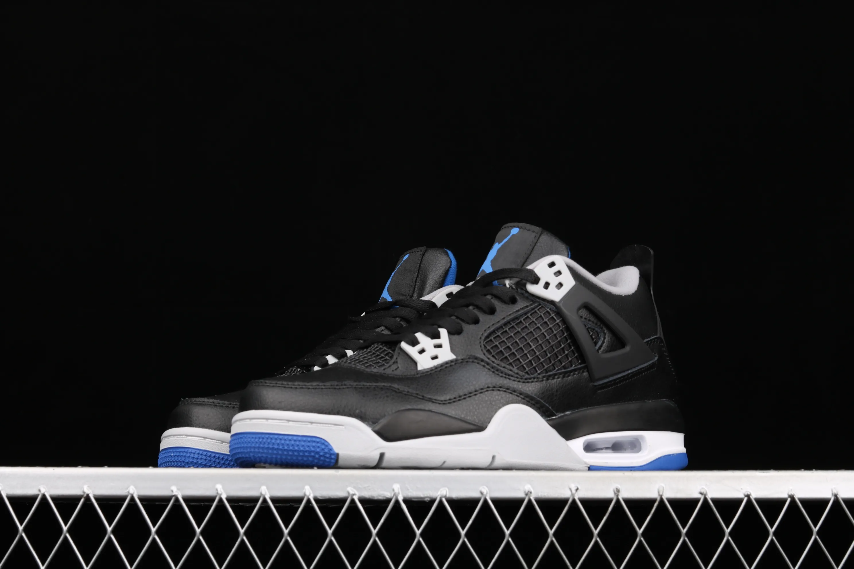 All categories Air Jordan Jordan series basketball shoes Air Jordan 4 G version Air Jordan 4 Retro AJ4 Joe 4 black and blue 308497-006